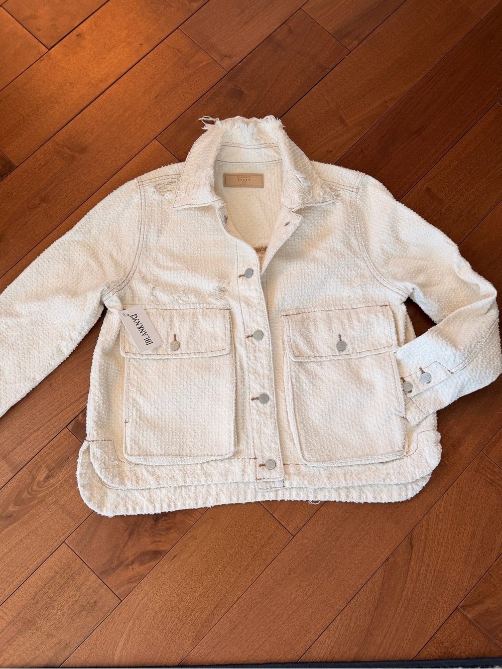 NWT Blank NYC Jean Jacket in White-Ivory